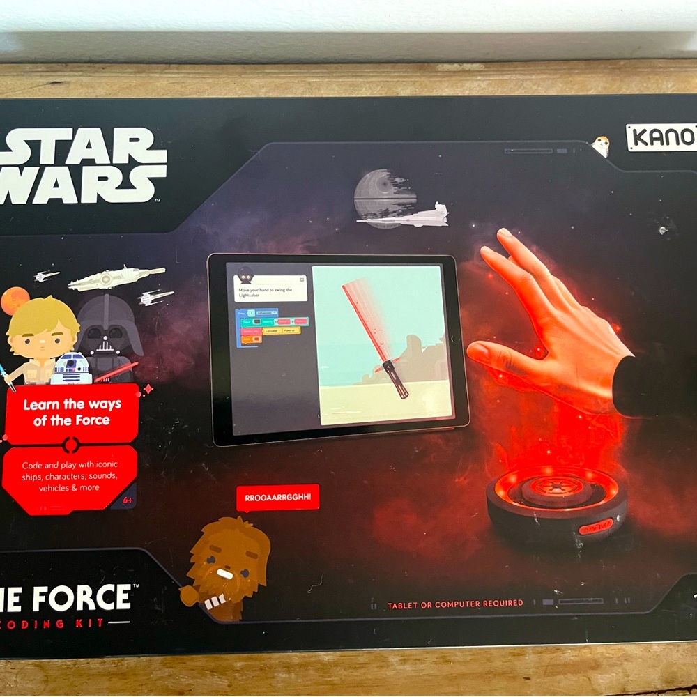 Kano Star Wars The Force Coding Kit Disney Works On iPads Macs Windows 10